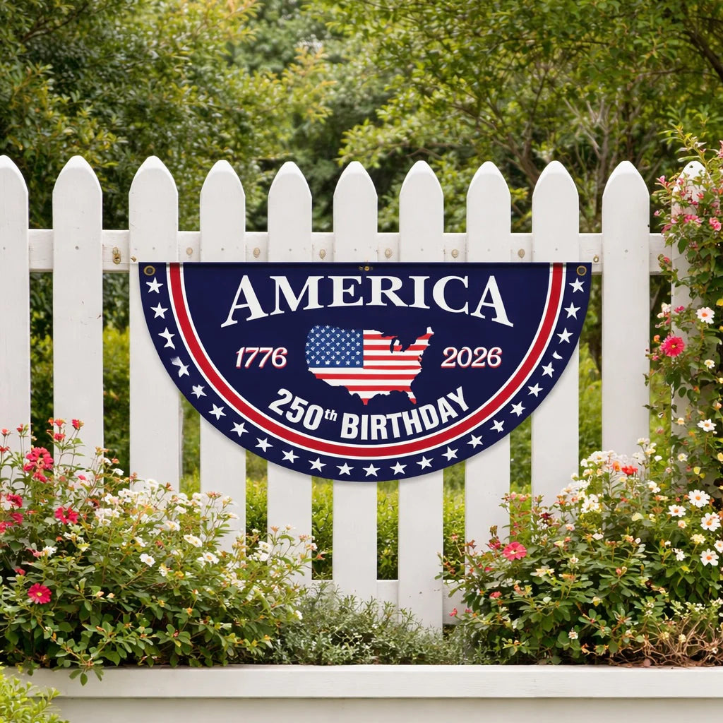 Celebrate America's 250th Birthday Banner